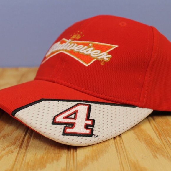 Official NASCAR Budweiser #4 Kevin Harvick Hat - Collector's Item! - Picture 1 of 4